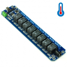 TOSR08-T - 8 Channel USB/Wireless 5V Relay Module (Temperature Sensor Support )